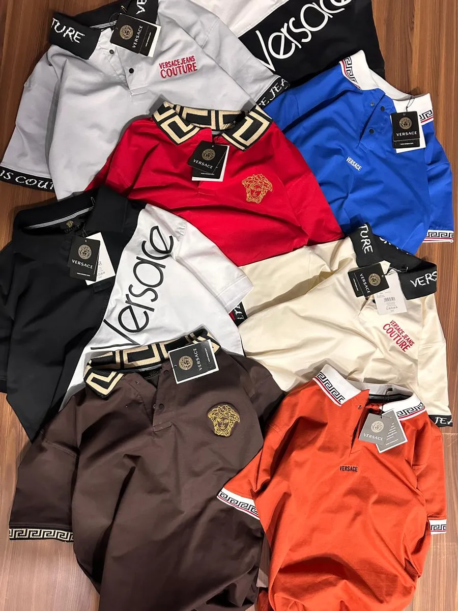 Greek Collar Polo T-Shirt view 3