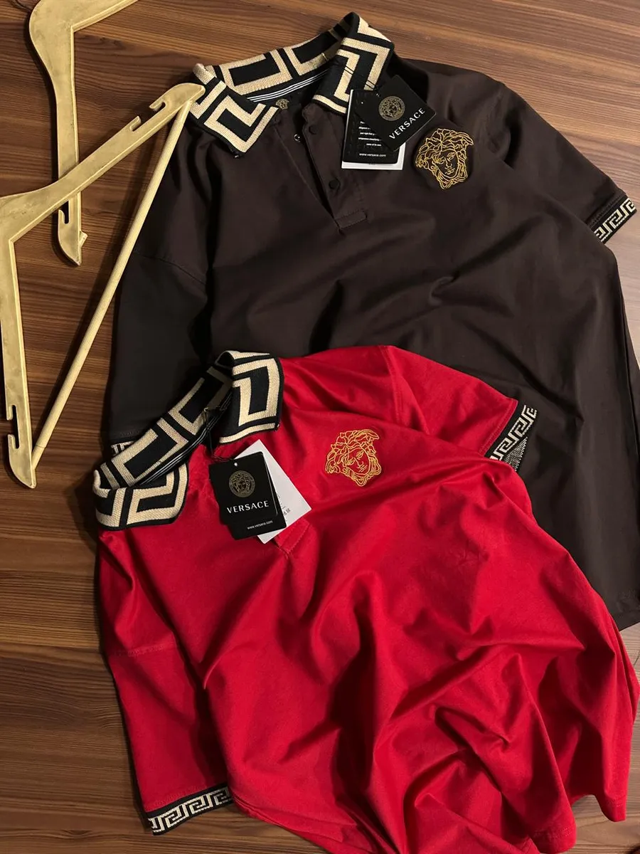 Greek Collar Polo T-Shirt