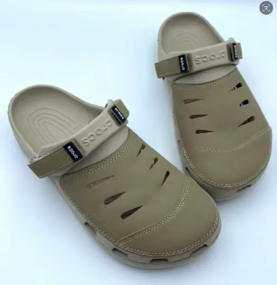 Crocs Yukon Vista gray & brown Clogs view 2